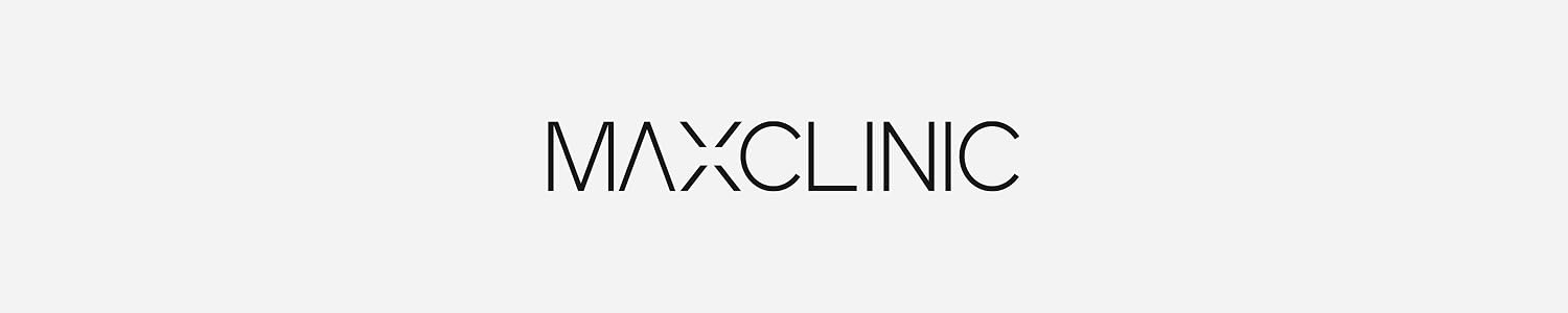 The Maxclinic brand banner